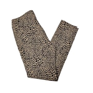 Michael Kors Cheetah Leopard Print Pull On Legging Stretch Pants